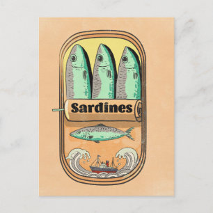 Sardine Tin Postcard