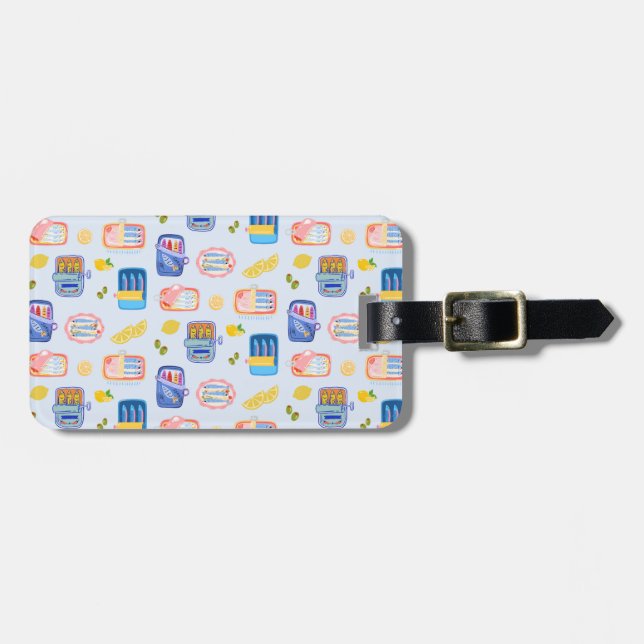 Sardines and Lemons Luggage Tag (Front Horizontal)