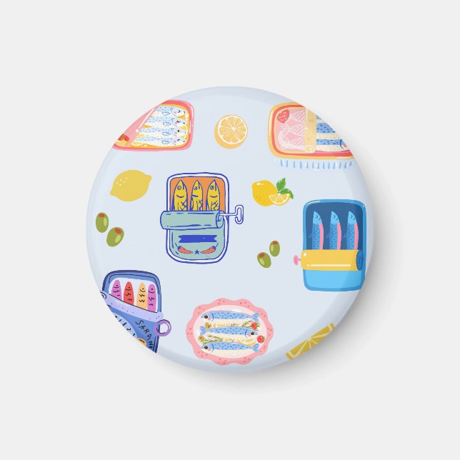 Sardines and Lemons Magnet (Front)