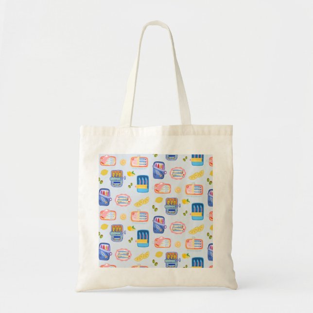 Sardines and Lemons Tote Bag (Front)