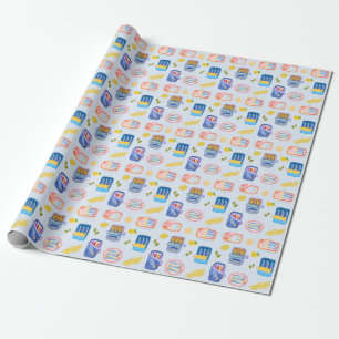  Sardines and Lemons Wrapping Paper