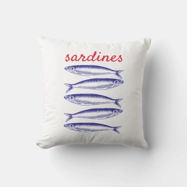 Sardines Cushion (Front)