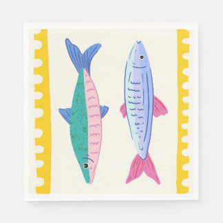 Sardines Duo Napkin