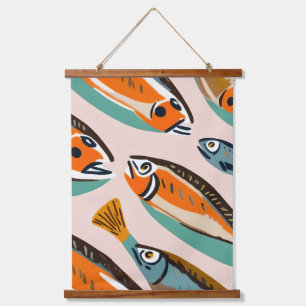 Sardines Hanging Tapestry