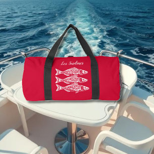 Sardines-Hawaiian-Fisherman Core-Cherry Red Duffle Bag