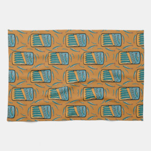 Sardines in Mustard Tea Towel
