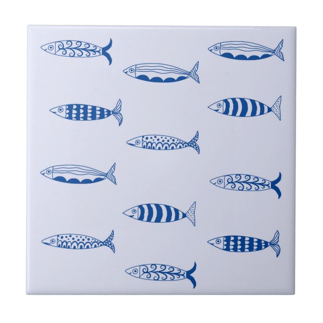 Sardines Pattern Tile (Front)