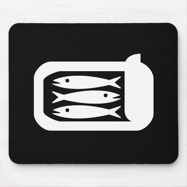 Sardines Pictogram Mousepad (Front)