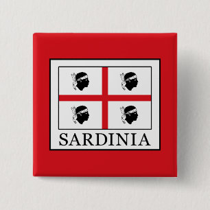 Sardinia 15 Cm Square Badge