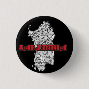 Sardinia 3 Cm Round Badge