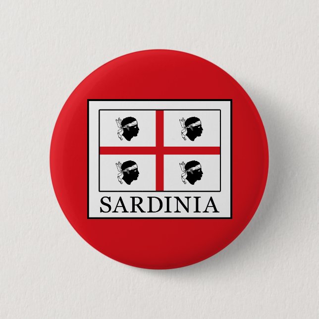 Sardinia 6 Cm Round Badge (Front)