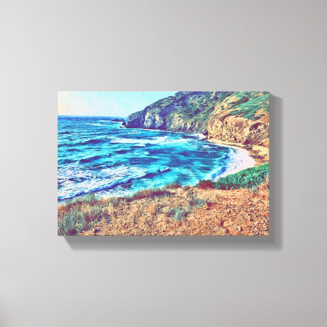 Sardinia beach Italy  Canvas Print (Front)