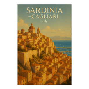 SARDINIA — CAGLIAR travel 2026 Poster