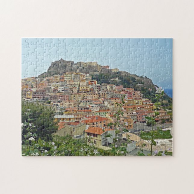 Sardinia Castelsardo view puzzle (Horizontal)