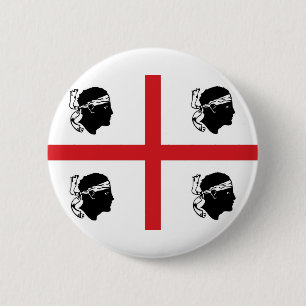 sardinia flag italy region island ethnic 6 cm round badge