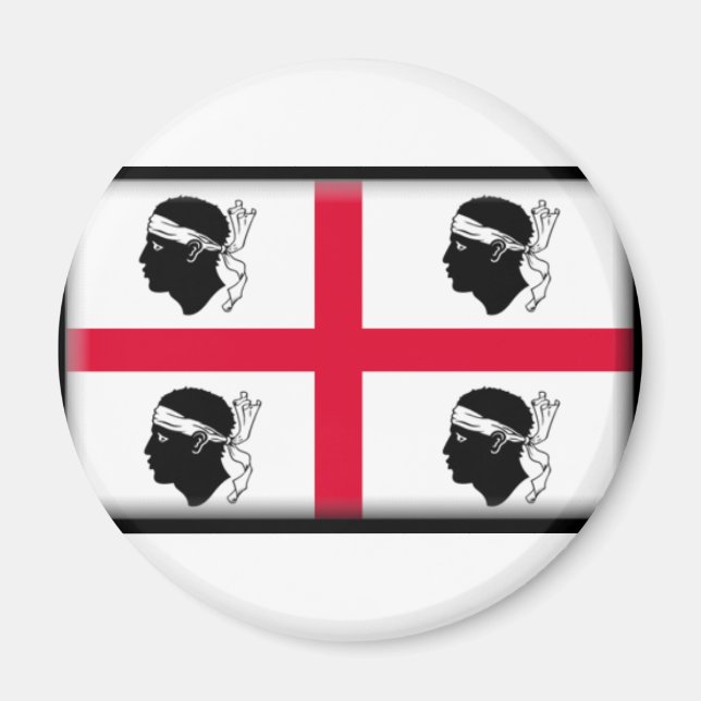 Sardinia Flag Magnet (Front)