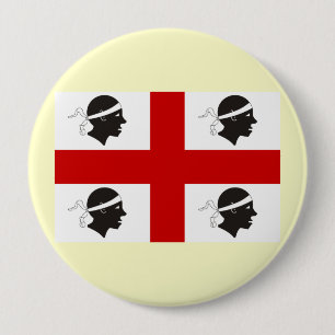 Sardinia, Italy 10 Cm Round Badge