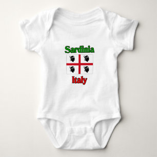 Sardinia Italy Baby Bodysuit