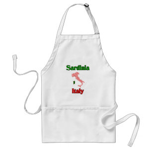 Sardinia Italy Standard Apron