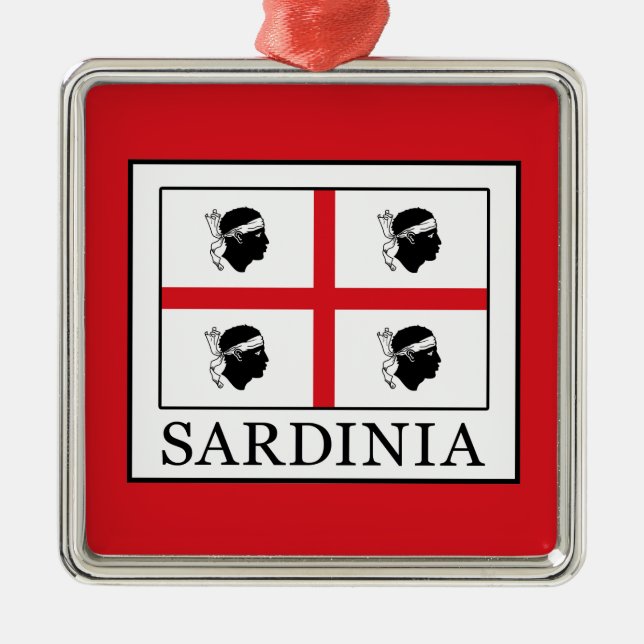 Sardinia Metal Tree Decoration (Front)