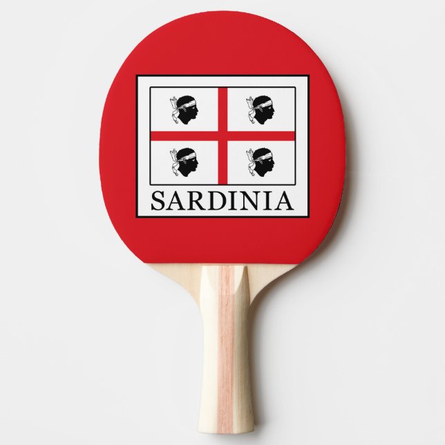 Sardinia Ping Pong Paddle (Front)