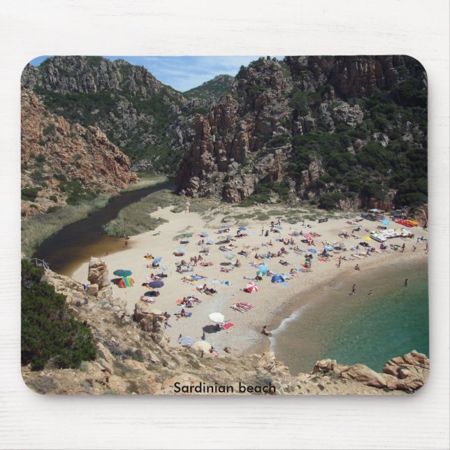 Sardinian beach mouse pad (Front)