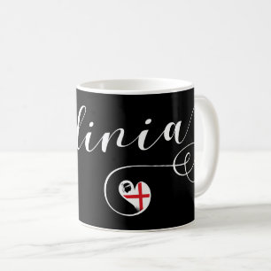 Sardinian Heart Flag, Sardinia Coffee Mug