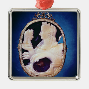 Sardonyx Cameo bearing the profile of Livia Metal Tree Decoration