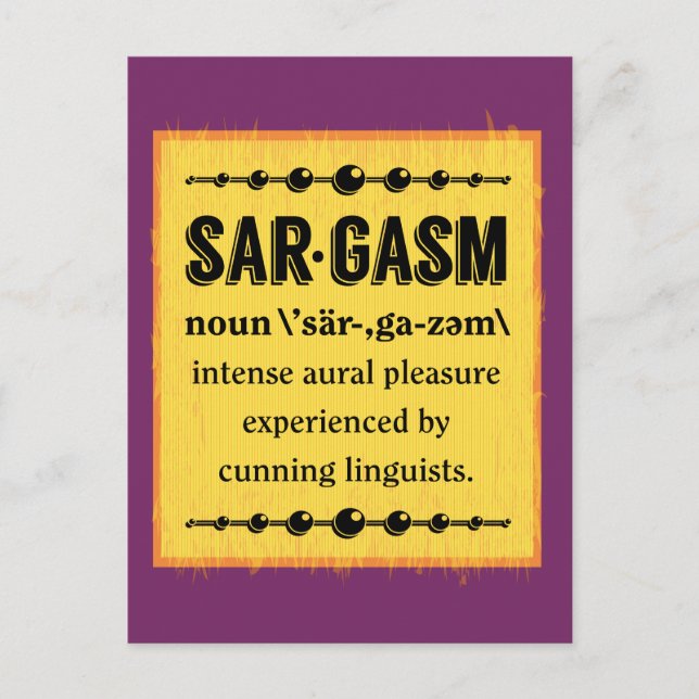 Sargasm Postcard (Front)