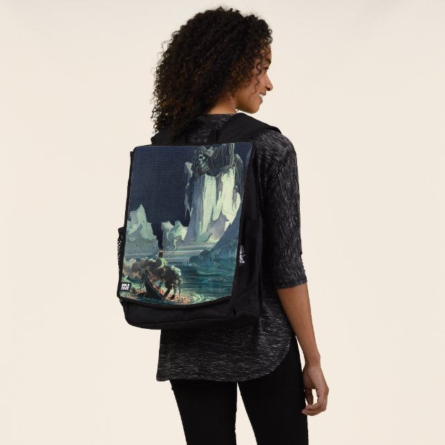 Sargasso Sea Grim Reaper & Sinking of Titanic Backpack (Worn)
