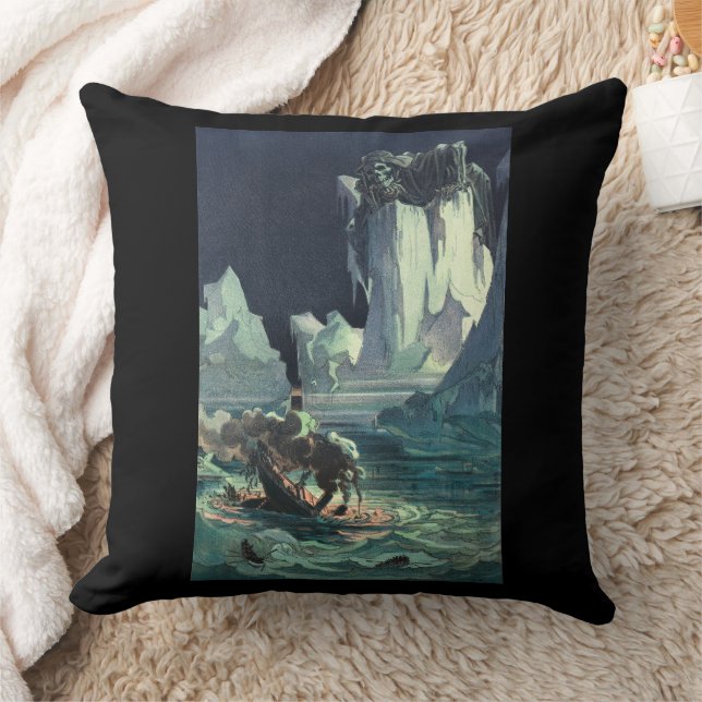 Sargasso Sea Grim Reaper & Sinking of Titanic Cushion (Blanket)