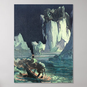 Sargasso Sea Grim Reaper & Sinking of Titanic Foil Prints