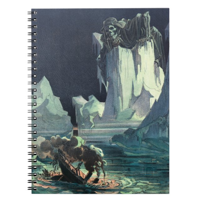 Sargasso Sea Grim Reaper & Sinking of Titanic Notebook (Front)