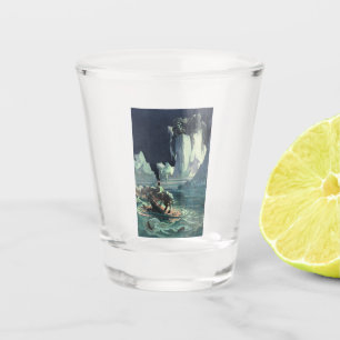 Sargasso Sea Grim Reaper & Sinking of Titanic Shot Glass