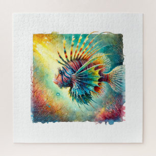 Sargassum Fish 130624AREF121 - Watercolor Jigsaw Puzzle