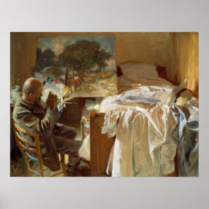 Sargent - An Artist In His Studio Poster
