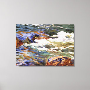 Sargent - In Norway, fine art painting Canvas Print