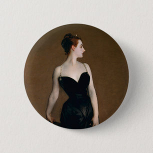Sargent Madame X Classic Painting 6 Cm Round Badge