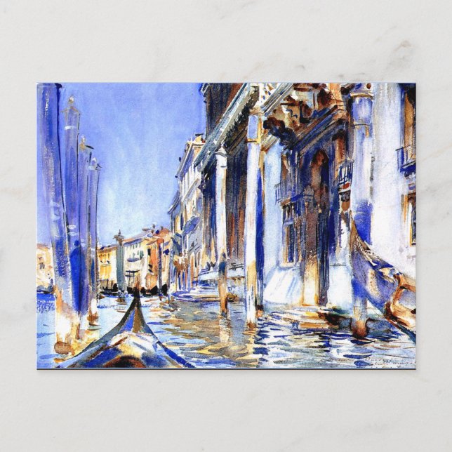Sargent - View of the Grand Canal Postcard (Front)
