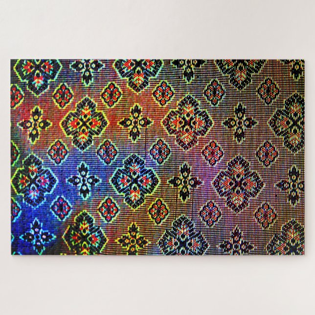 Sari Design Jigsaw Puzzle (Horizontal)