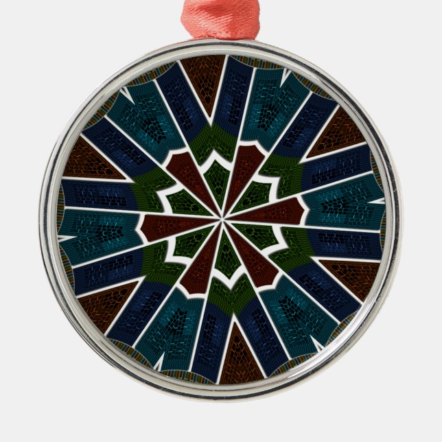 Sari Inspired Design with Intricate Details Metal Tree Decoration (Front)