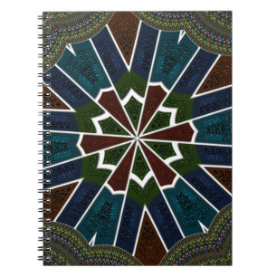 Sari Inspired Design with Intricate Details Spiral Notebook