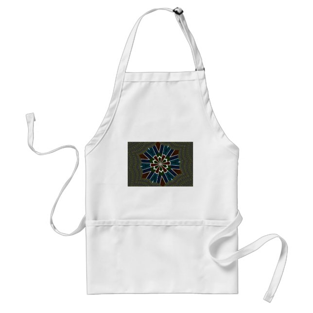 Sari Inspired Design with Intricate Details Standard Apron (Front)