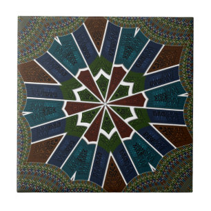 Sari Inspired Design with Intricate Details Tile