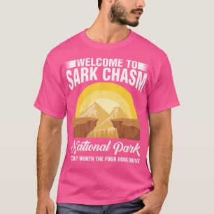 Sark Chasm Sarcasm Pun Funny Shirts Camping Hiking