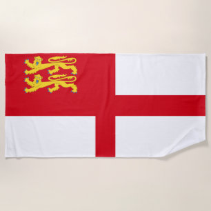 Sark Flag Beach Towel