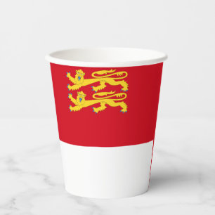 Sark Flag Paper Cups
