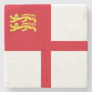 Sark Flag Stone Coaster