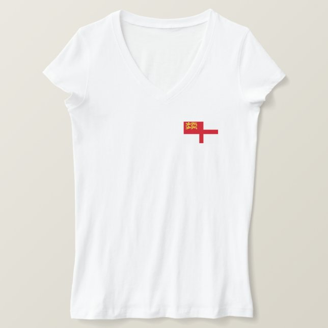 Sark Flag T-Shirt (Design Front)