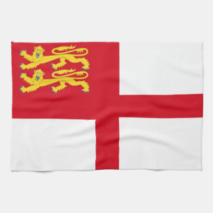 Sark Flag Tea Towel